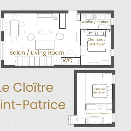 Le Cloitre Saint-patrice - Duplex Historique Avec Parking Prive Rouen